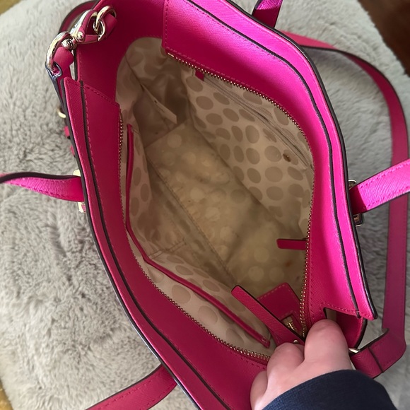 Kate Spade hot pink handbag - Picture 3 of 3